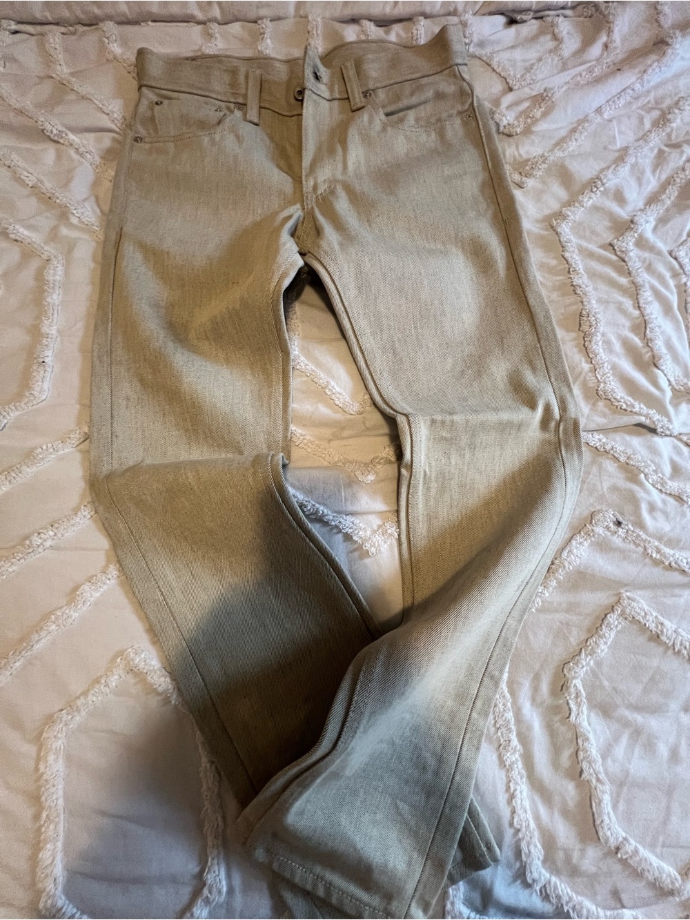 Levi's Straight Jeans Beige - Picture 2 of 5